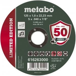 Круг отрезной Limited Edition 125x1,0 INOX, METABO, 616263000