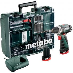 Аккумуляторный винтоверт PowerMaxx BS Basic Set, 2 x 2,0 Ач, METABO, 600080880