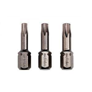 3 биты для винтов Torx T15/20/25 Torsion METABO 628539000