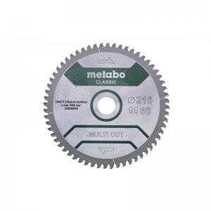 Пильное полотно «multi cut - classic», 254x30 Z60 FZ/TZ 5°neg /B METABO 628666000