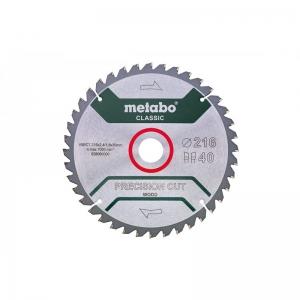 Пильное полотно «precision cut wood - classic», 216x30 Z30 WZ 22° /B METABO 628653000